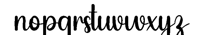 Snacking Font LOWERCASE