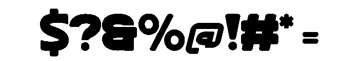 Snacks Bites Regular Font OTHER CHARS