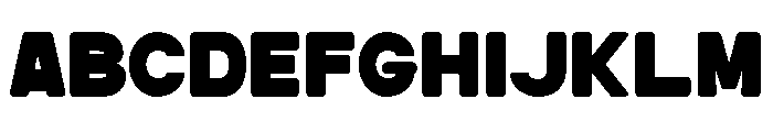 Snacks Bites Regular Font UPPERCASE