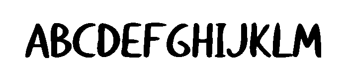 Snacksy Font UPPERCASE