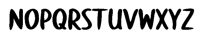 Snacksy Font UPPERCASE