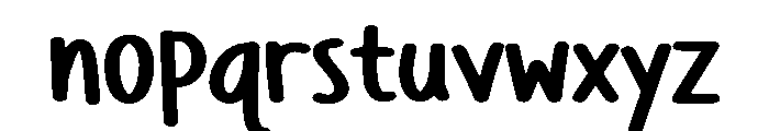 Snacksy Font LOWERCASE
