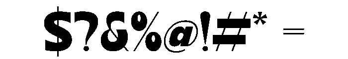Snaggly Font OTHER CHARS