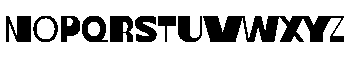 Snaggly Font UPPERCASE