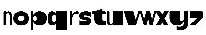 Snaggly Font LOWERCASE