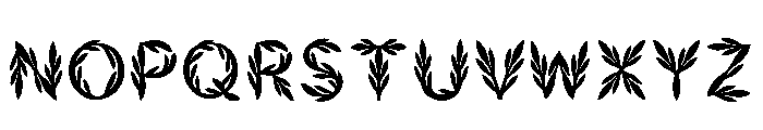 Snake Regular Font UPPERCASE