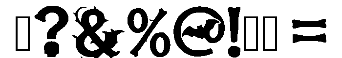 Snake Reptile Regular Font OTHER CHARS