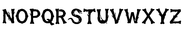 Snake Reptile Regular Font LOWERCASE