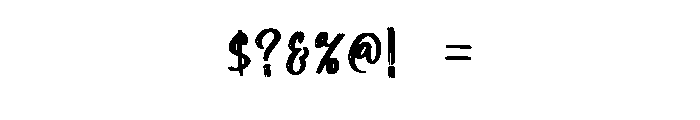Snakey Font OTHER CHARS