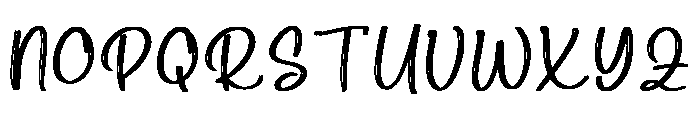 Snakey Font UPPERCASE