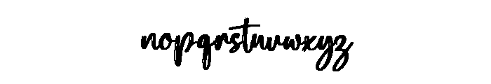 Snakey Font LOWERCASE