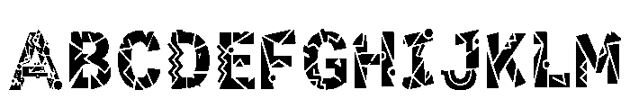 Snapdragon Regular Font UPPERCASE