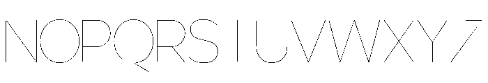 Snapdragon Thin Font UPPERCASE