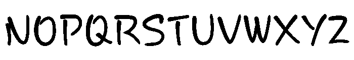 Snappy Cute Font UPPERCASE