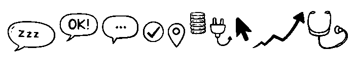 Snappy Note Doodles Font OTHER CHARS