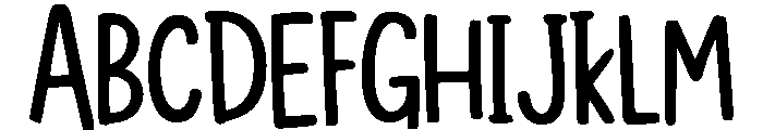 Snappy Note Script Font UPPERCASE