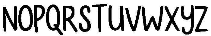 Snappy Note Script Font UPPERCASE