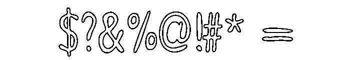 Snappy Sketch Medium Font OTHER CHARS