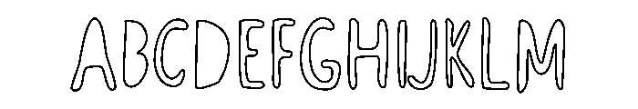 Snappy Sketch Medium Font UPPERCASE