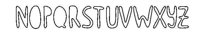 Snappy Sketch Medium Font UPPERCASE