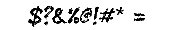 Snare Bristle Font OTHER CHARS
