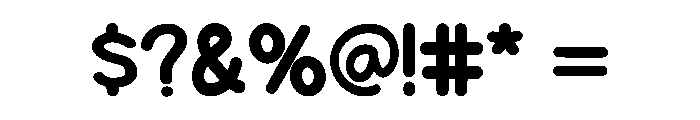 Snazzy Bunny Regular Font OTHER CHARS
