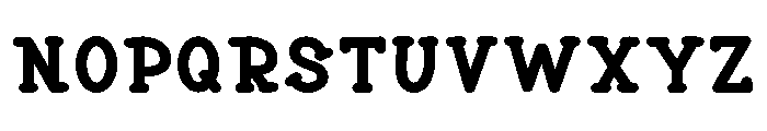 Snazzy Bunny Regular Font UPPERCASE