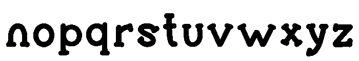 Snazzy Bunny Regular Font LOWERCASE
