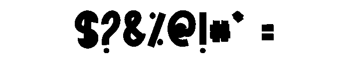 Sneaky Check Font OTHER CHARS