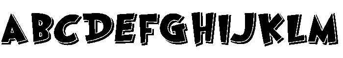 Sneaky Green Font UPPERCASE