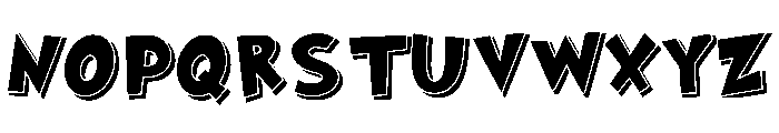 Sneaky Green Font UPPERCASE