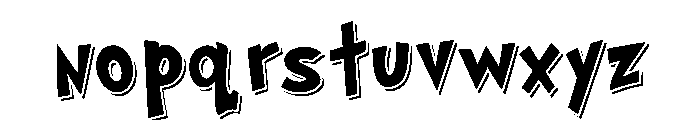 Sneaky Green Font LOWERCASE