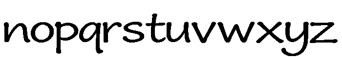Snibby Regular Font LOWERCASE