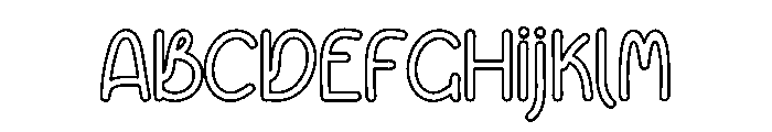 Snipping Cookies Font UPPERCASE