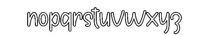 Snipping Cookies Font LOWERCASE