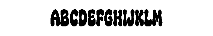 Snobit Font UPPERCASE