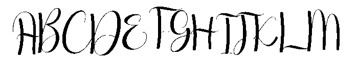 Snoopy Carliy Font UPPERCASE
