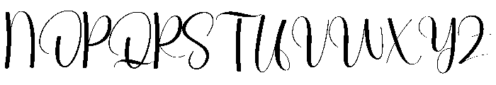 Snoopy Carliy Font UPPERCASE