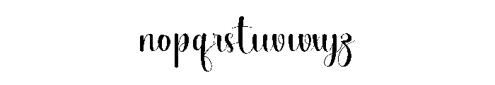 Snoopy Carliy Font LOWERCASE