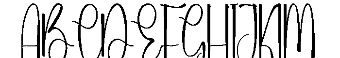 Snopy Valentine Font UPPERCASE