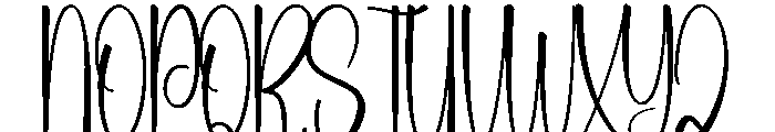 Snopy Valentine Font UPPERCASE