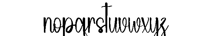 Snopy Valentine Font LOWERCASE