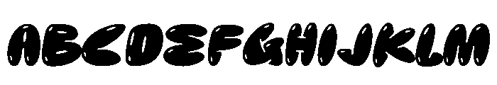 Snorble Font UPPERCASE