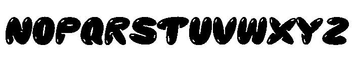 Snorble Font UPPERCASE