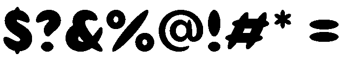 Snorby Regular Font OTHER CHARS