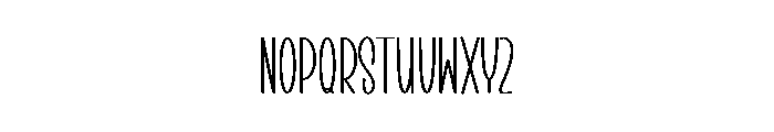 Snorthard Font LOWERCASE