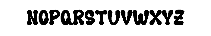 Snow Balls Font UPPERCASE