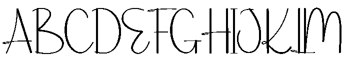 Snow Blanket Font UPPERCASE