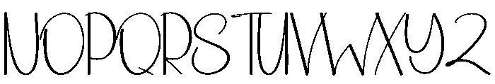 Snow Blanket Font UPPERCASE
