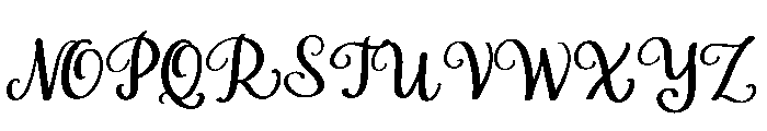 Snow Christmas Script Font UPPERCASE